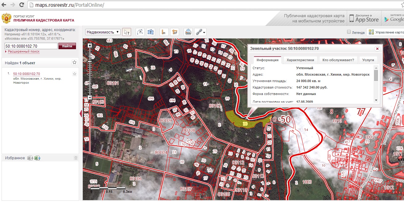 Кадастровая карта публичная московской области мытищинский район