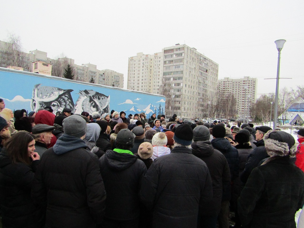 Химчане протестуют против захвата домов офшорной компанией | Экооборона  Московской области